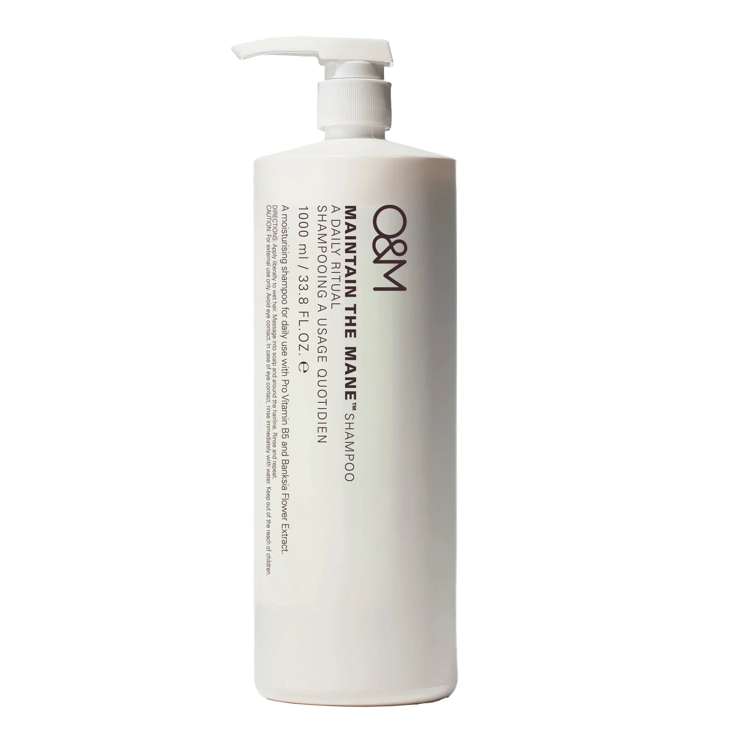 O&M Maintain the Mane Shampoo in 1 litre size