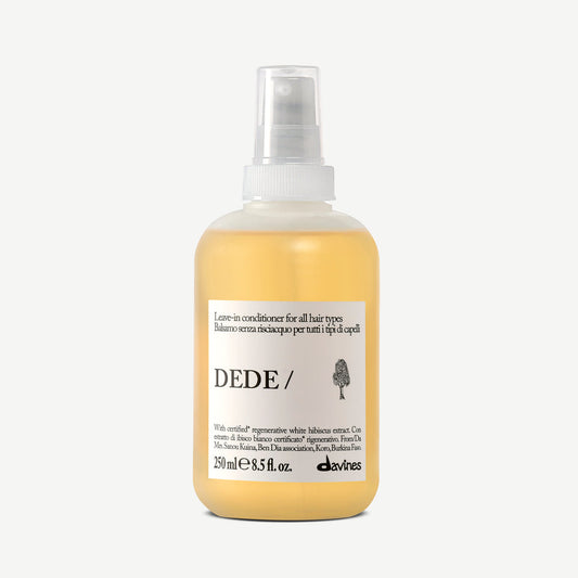 Davines Dede Leave-In Conditioner 250ml, weightless heat-protectant spray for all hair types