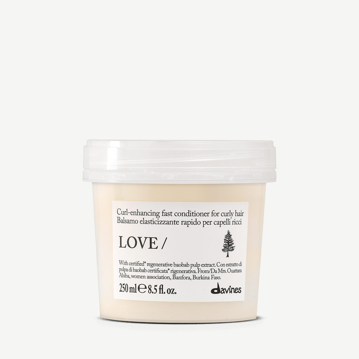 Davines Love Curl Conditioner 250ml, curl-enhancing conditioner for curly hair