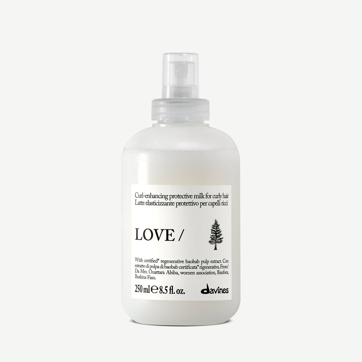 Davines Love Curl Enhancing Milk 250ml, curl-enhancing leave-in for curly hair