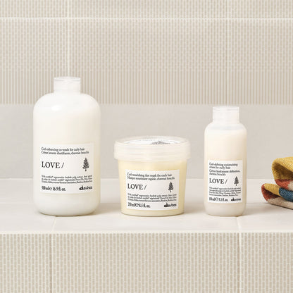 Lifestyle photo of Davines Love Curl Mask for curly hair