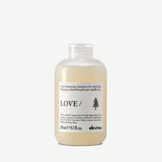 Davines Love Curl Shampoo 250ml, curl-enhancing shampoo for curly hair