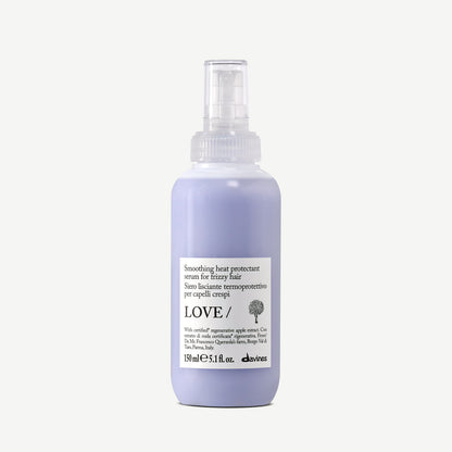Davines Love Smoothing Serum 150ml, smoothing heat-protectant serum for frizzy hair