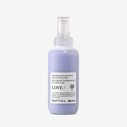Davines Love Smoothing Serum 150ml, smoothing heat-protectant serum for frizzy hair