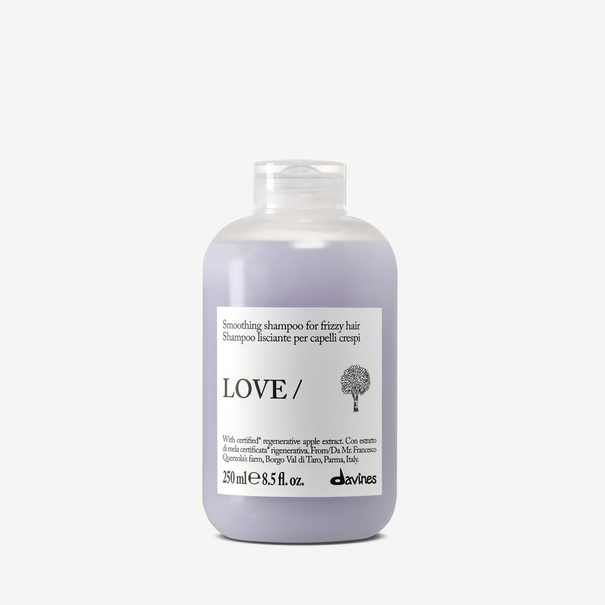 Davines Love Smoothing Shampoo 250ml, smoothing shampoo for frizzy hair
