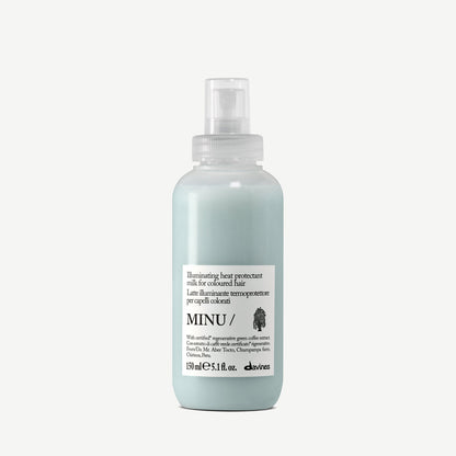 Davines Minu Milk 150ml, illuminating heat-protectant leave-in for coloured hair