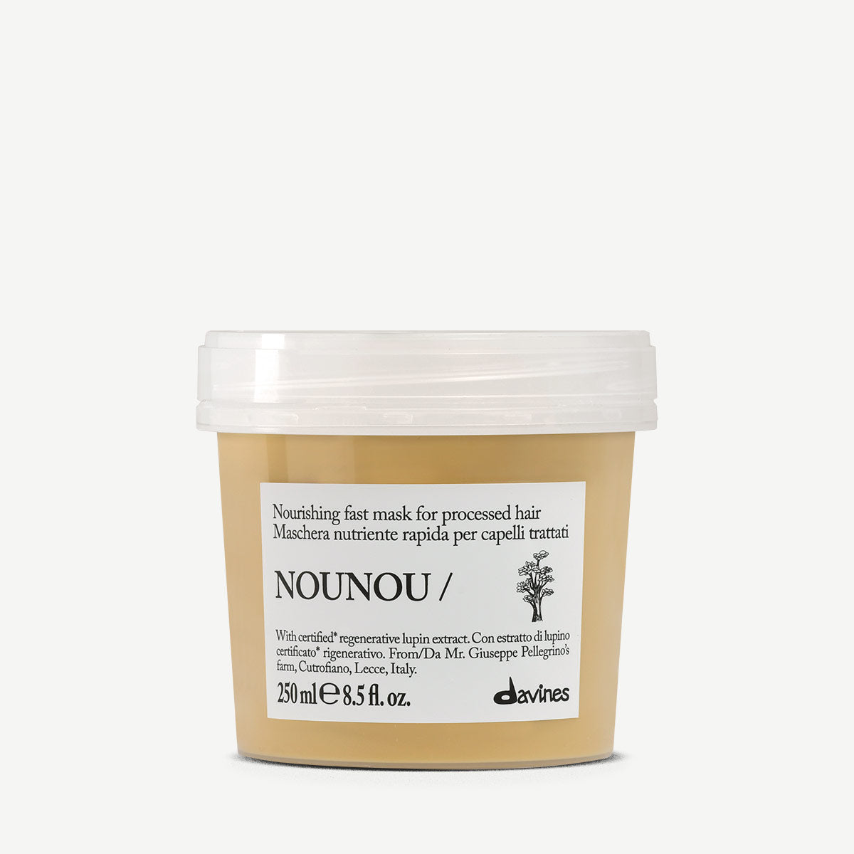 Davines Nounou Mask 250ml, nourishing mask for damaged hair
