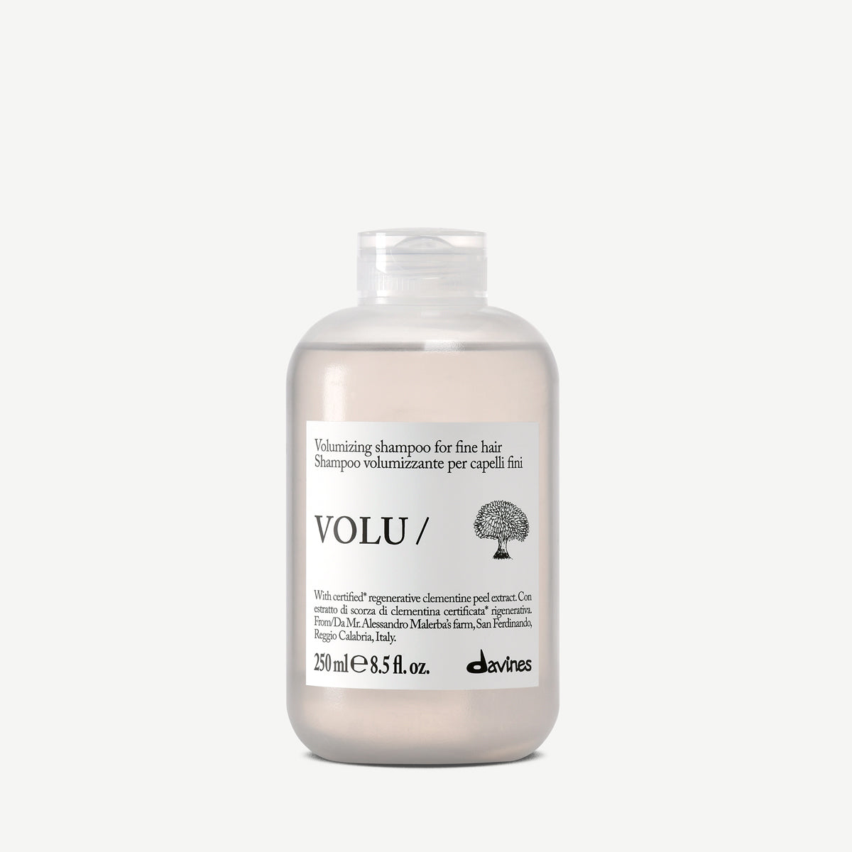 Davines Volu Shampoo 250ml, volumising shampoo for fine hair