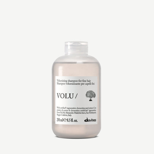 Davines Volu Shampoo 250ml, volumising shampoo for fine hair