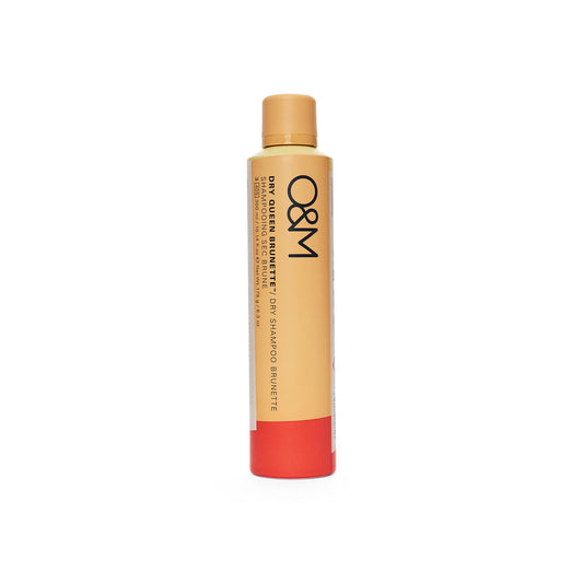 O&M Dry Queen Brunette Dry Shampoo 300ml, tinted dry shampoo for brown hair