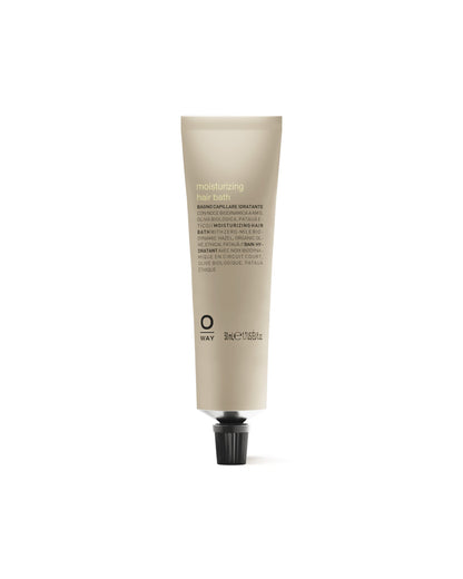 Oway Moisturizing Hair Bath 50ml travel size, hydrating organic shampoo
